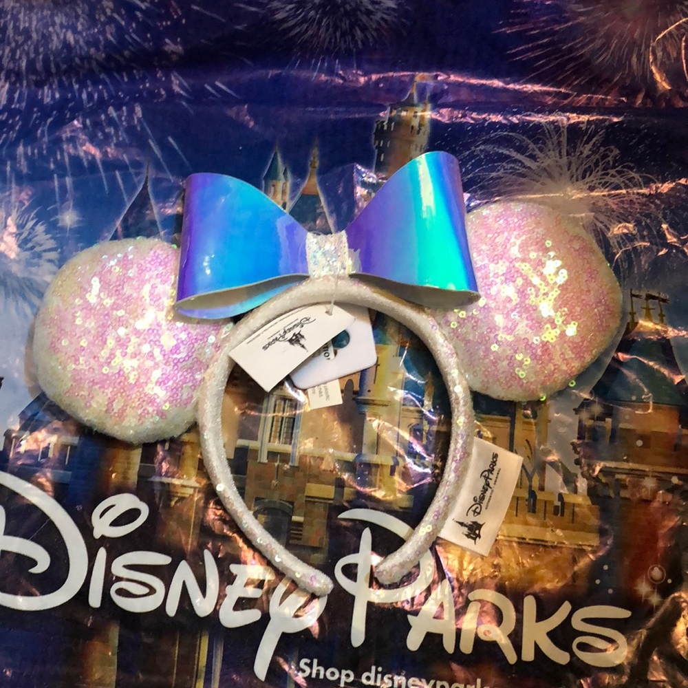 Disney parks iridescent Minnie Mouse Ears.